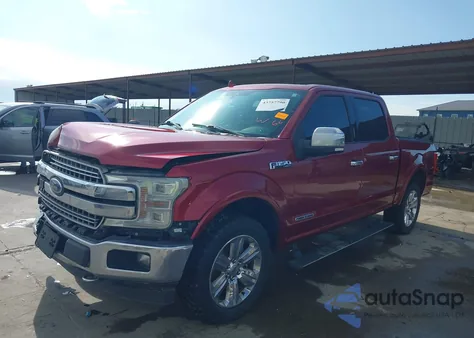 2018 Ford F-150 Lariat z USA, uszkodzony, nr VIN 1FTFW1E11JFC43461